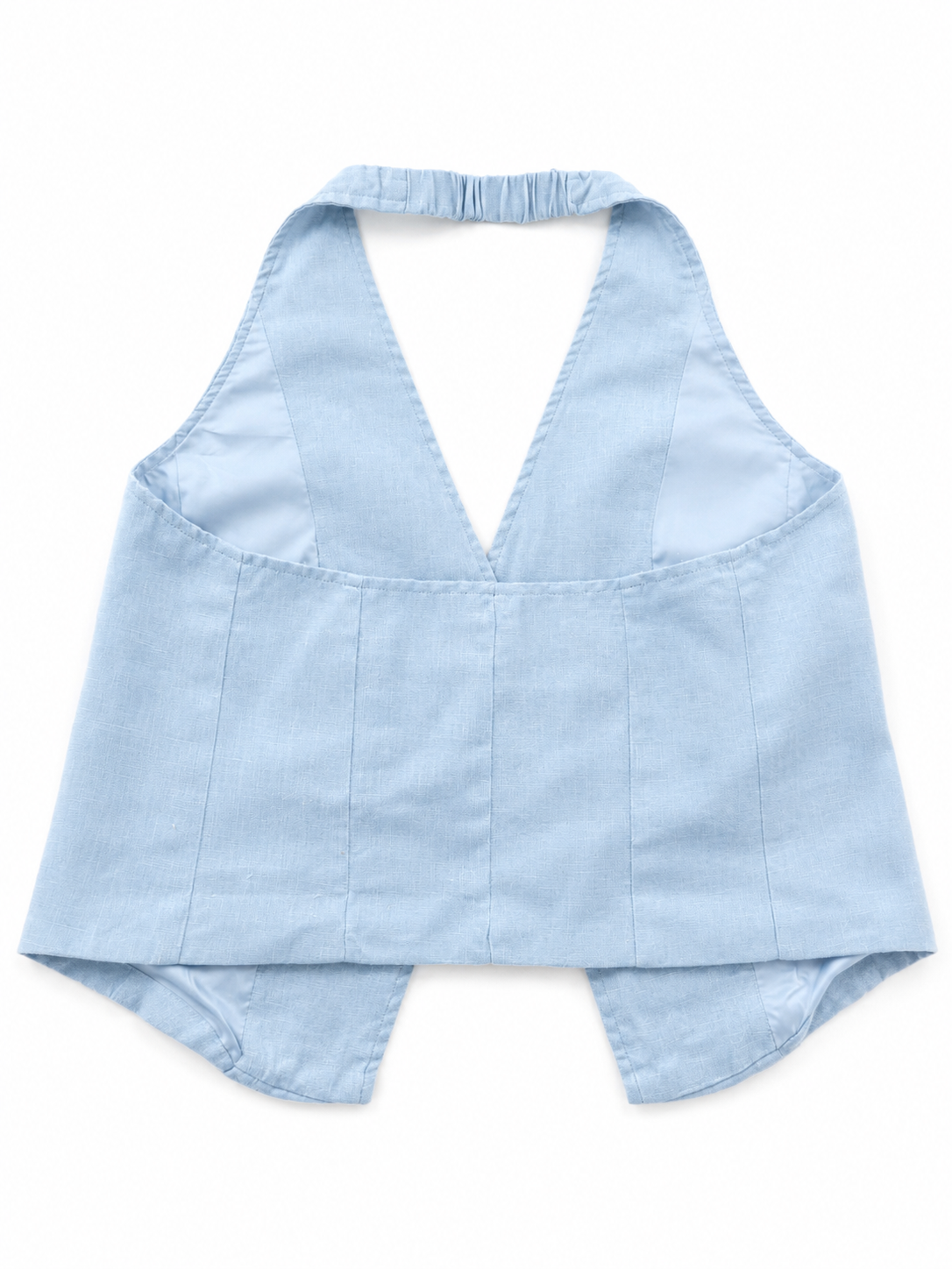 Celeste Hand-Embroidered Linen Top